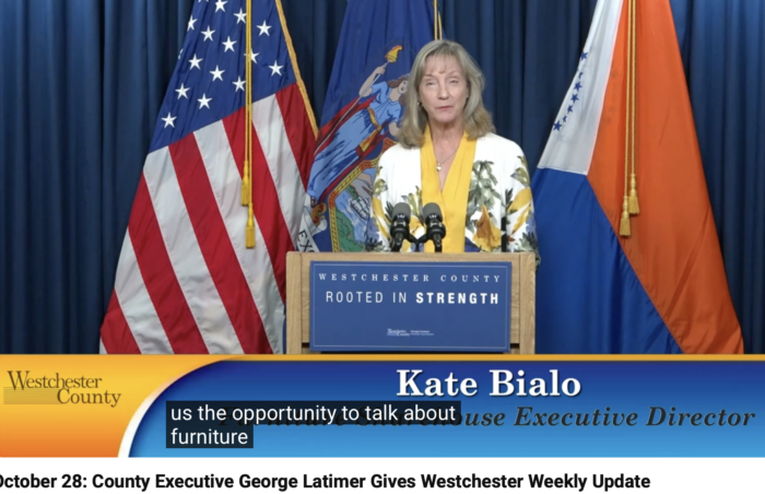 County Executive George Latimer Weekly Briefing Features Remarks from Furniture Sharehouse Executive Director