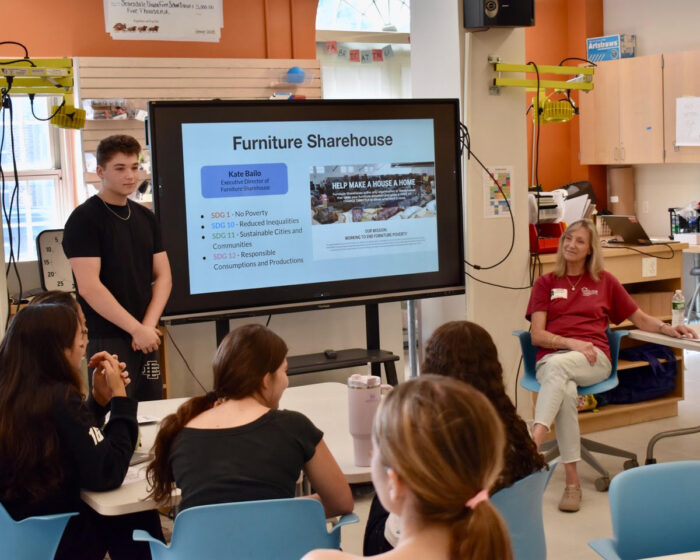 Scarsdale HS Social Entrepreneurship Class Welcomes Furniture Sharehouse